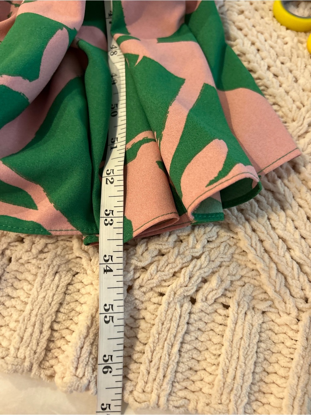 Taylor Green & Pink Floral V-Neck Midi Dress - Picture 11 of 12